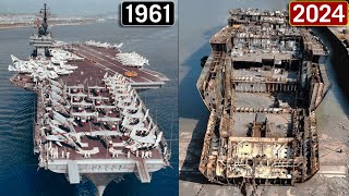 The Dismantling of US Navy’s Aircraft Carrier That Was Sold For a Penny [upl. by Adialeda]