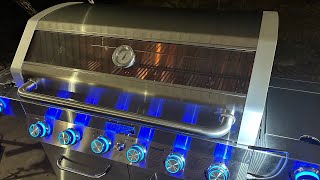 Monument Grills Clearview Six Burner w Side amp Sear Burner a Demonstration [upl. by Rhiana26]