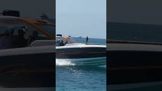 BEAUTIFULFAST CIGARETTE BOAT RUSHING IN AT HAULOVER INLET shortsvideo [upl. by Coveney]