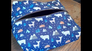 Boxy zipped pouch [upl. by Aela]