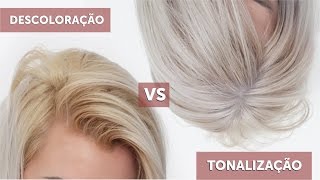 Como descolorir o cabelo Será que precisa Tonalizar ou Matizar [upl. by Werra]