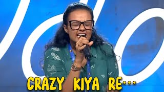 Crazy Kiya Re  Manasi  Indian Idol Season 15  Auditions Round  2024 [upl. by Ratep]