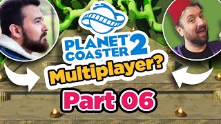 Lots of VINES covering our coaster in Planet Coaster 2 Multiplayer Part 06 [upl. by Farrah]