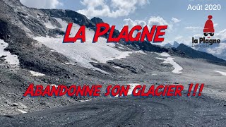 la Plagne abandonne son glacier  télécabine de Bellecôte glacier de la Chiaupe [upl. by Aliuqet]