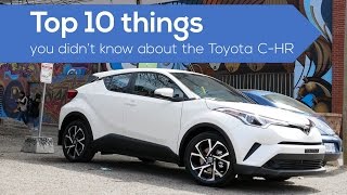 Top 10 things about the Toyota CHR crossover  suv [upl. by Burl586]