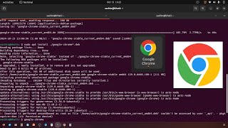 google chrome download for linux  install google chrome ubuntu terminal cli command [upl. by Dimah396]