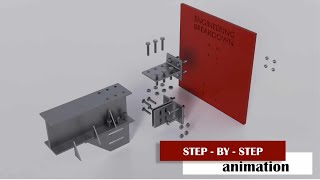 Bolt connections details  Beam and Baseplate Moment Connection [upl. by Gurolinick]