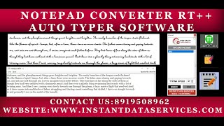 autotyper software  automatic typing software auto text transfer [upl. by Yellat947]