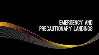 CATS ATPL Operational Procedures  Emergency and Precautionary Landings [upl. by Akeret]