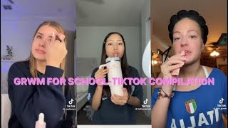 GRWM FOR SCHOOL TIKTOK COMPILATION [upl. by Onaicilef]