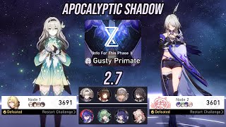 NEW Apocalyptic Shadow 4 E0S1 Firefly SuperBreak amp E0S1 Acheron DPS Team  Honkai Star Rail v27 [upl. by Sall]