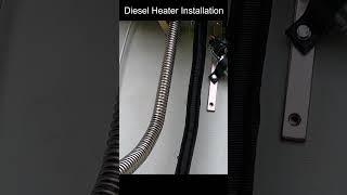 Diesel Heater installation shorts vevor [upl. by Samal966]