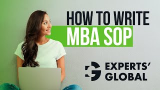 How to Write an MBA Statement of Purpose SoP  Admission Consulting by Experts Global [upl. by Renie]