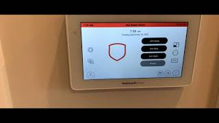 Honeywell 6290w 6290wcTouchscreen Error Troubleshooting Not Ready Alarm How To Clear Red Bar Green [upl. by Noremac]