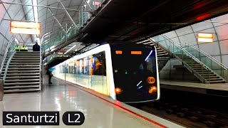 Santurtzi L2  Metro de Bilbao  UT 500 [upl. by Birchard]