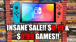 Nintendo Switch Gets A 99 Off Sale COOL ESHOP GAMES TO PLAY NOW [upl. by Xella]