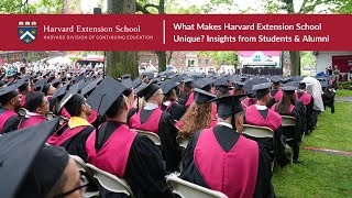 Why Choose Harvard Extension School  Student Testimonials [upl. by Devitt]