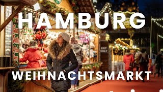 Hamburg Walking Tour in the Winter Wonderland and Christmas Market christmasmarket [upl. by Nisay799]