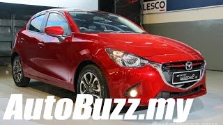 2015 Mazda2 15L SkyActiv launch in Malaysia  AutoBuzzmy [upl. by Apollus529]