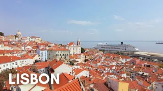 Alfama in Lisbon PORTUGAL  Lisbon Walking Tour [upl. by Anastasie710]