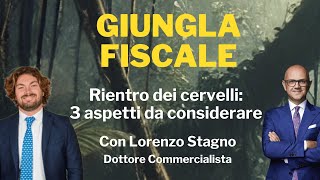 Rientro dei cervelli 3 aspetti da considerare nel 2024  Giungla Fiscale  Ep n 18 con L Stagno [upl. by Trueman]