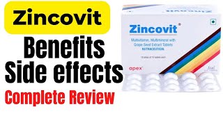 Zincovit tablet ke fayde in hindi  Zincovit tablet uses side effects [upl. by Anawad]