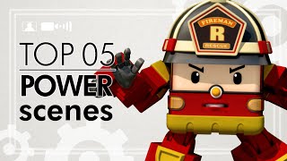 Robocar Poli Top 05 Roy Power Scenes  Robocar Poli Special [upl. by Jill]