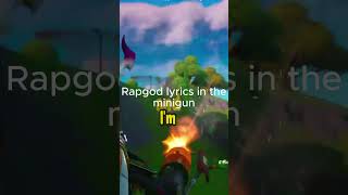 Rap god lyrics in the minigun [upl. by Mahla239]