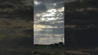 Crepuscular Rays lunacounty 8 nature chihuahuandesert sky clouds sunrays [upl. by Neale]