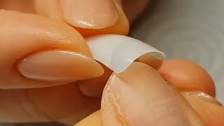 Żel na tipsie mlecznym krok po kroku  Nail Tips Extensions Step by Step Tutorial [upl. by Eiser]