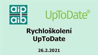 Rychloškolení UpToDate [upl. by Krahmer]