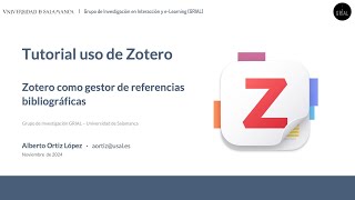 Zotero Uso indexación e integración en Microsoft Word Tutorial [upl. by Enyamart]