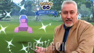 SHINY Porygon Community Day Classic  Pokémon GO [upl. by Eelrebma]