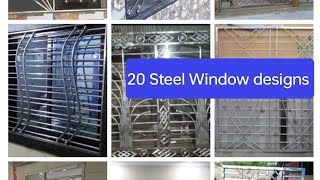 Simple Steel Window design  20 Steel Window designs [upl. by Neillij]