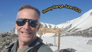 SNOWSHOE Top of Medicine Bow Peak Snowy Range Wyoming June 2024 [upl. by Milton]