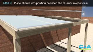 How to install polycarbonate roofing sheets [upl. by Bearce]