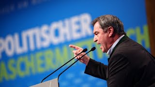 „Grün ist out“ – Söder zeigt sich angriffslustig beim politischen Aschermittwoch [upl. by Burta867]