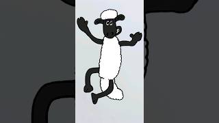 Drawing Shaun The Sheep  Fun Easy Drawings For Kids [upl. by Ahsikel]