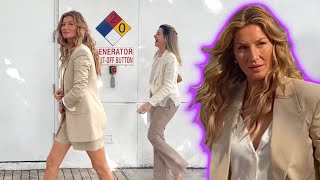 Gisele Bundchen Steals The Spotlight At Art Basel While Showcasing Her Flawless Legs [upl. by Acsirp938]