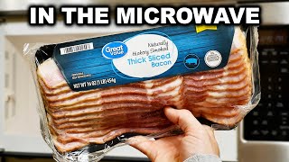 How To Cook Thick Bacon in the Microwave [upl. by Ameh]