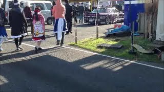 事故った痛車（スカイライン）が自走不能のため、牽引されていく動画！ [upl. by Waylen544]