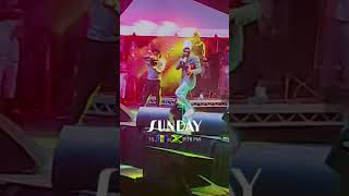 A Jamaican dancehall reggae performace in Barbados Guess who [upl. by Madonia]