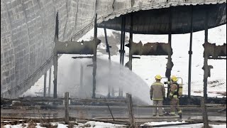 Calabogie Peaks ski resort temporarily closed after pump house fire [upl. by Fawnia]