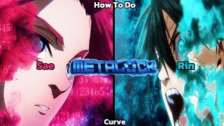 HOW TO DO PKA AND GENUIS CURVE IN METALOCK PC  MOBILE TUTORIAL  Roblox  metalock roblox anime [upl. by Bannasch427]