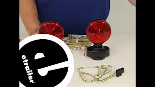 etrailer  Heavy Duty Magnetic Tow Lights Spec Review [upl. by Eynenihc]