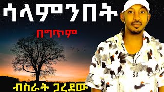 Bisrat Garedew  Salamnebet lyrics  ብስራት ጋረደው  ሳላምንበት በግጥም [upl. by Mackey]