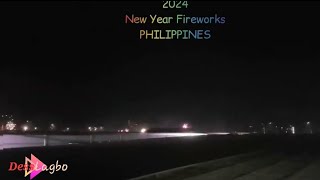 Manila New Year Eve Fireworks 2024 Philippines [upl. by Yliah]