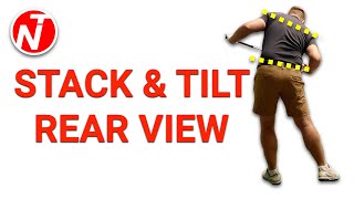 STACK amp TILT REAR VIEW  GOLF TIPS  LESSON 156 [upl. by Salsbury]