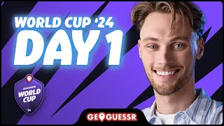 GEOGUESSR WORLD CUP  DAY 1 [upl. by Makell]