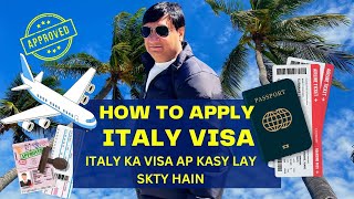 How to apply Italy visa  Visa Requirements  italy visa application form filling  Visa New Update [upl. by Ennairej]